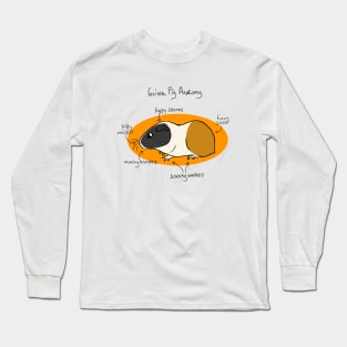 Guinea Pig Anatomy Long Sleeve T-Shirt